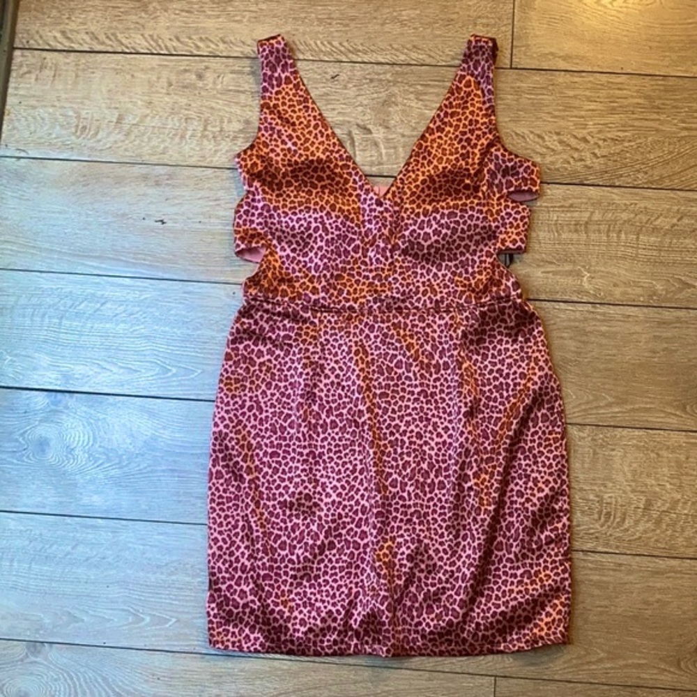 NWT - Leopard print mini dress
